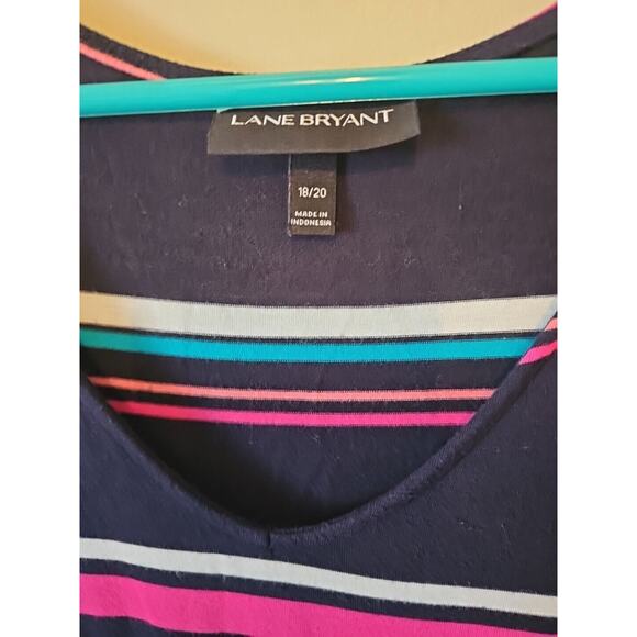 Lane Bryant Striped Colorful Maxi Dress‎ Size 18/20 - Picture 2 of 7